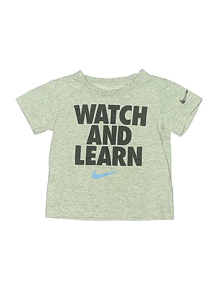 Pre-owned Nike Kids' Short Sleeve T-shirt In Green