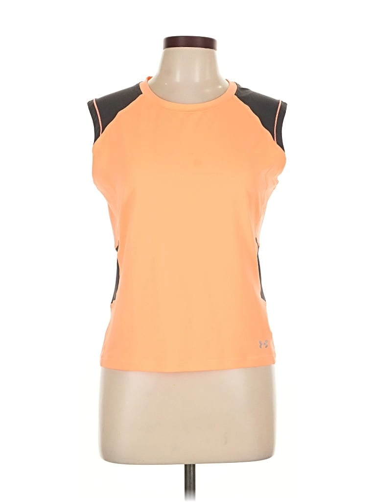 Pre-owned Under Armour Sleeveless T-shirt In Orange