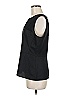 CAbi 100% Polyester Black Sleeveless Blouse Size 6 - photo 5