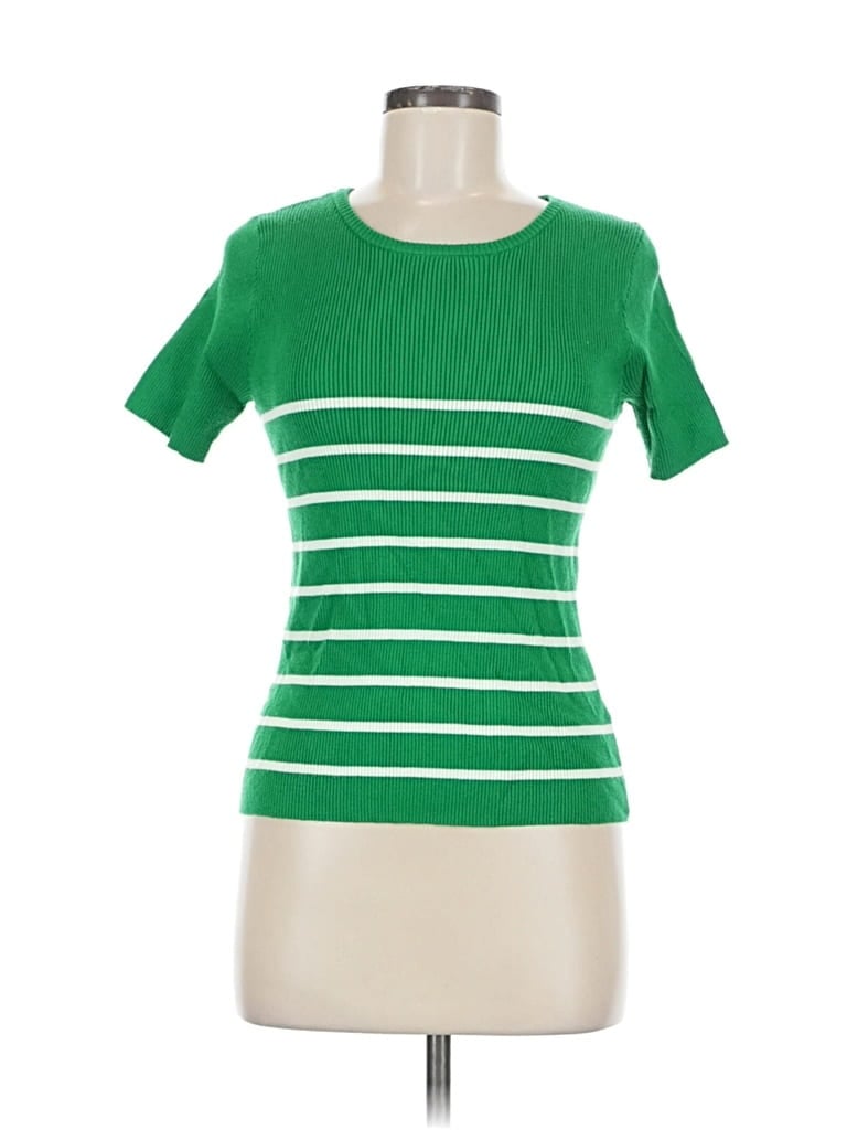 Pre-owned Unbranded Short Sleeve T-shirt In Green