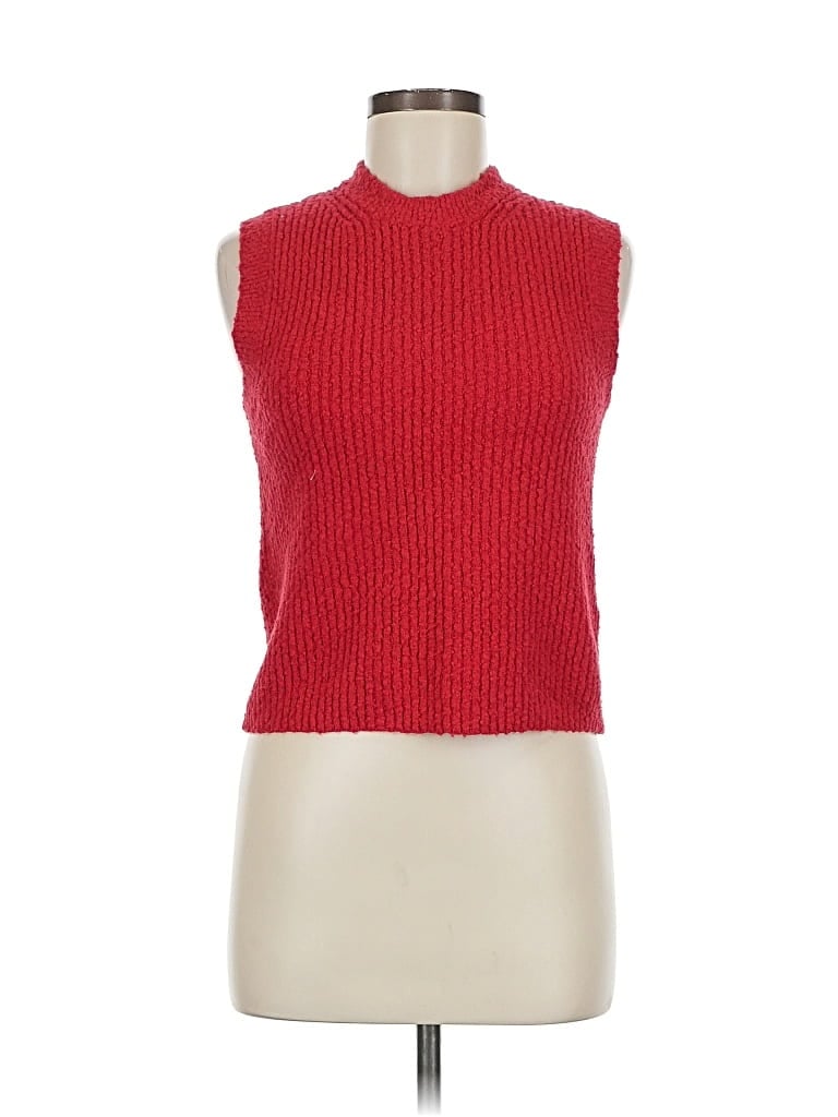 Pre-owned Madewell Sweater Vest In Red