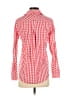 Vineyard Vines 100% Cotton Checkered-gingham Red Long Sleeve Button-Down Shirt Size 0 - photo 2