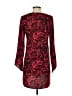 Leith 100% Polyester Paisley Red Casual Dress Size S - photo 2