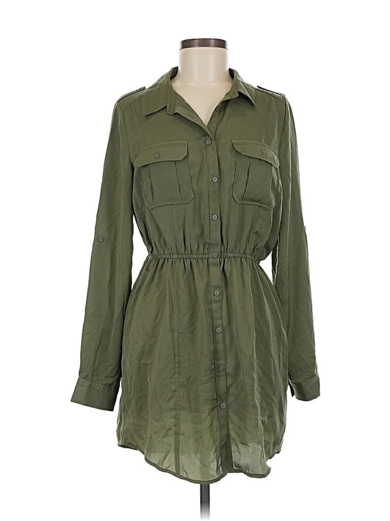 Pre-owned Bdg 3/4 Sleeve Blouse In Green
