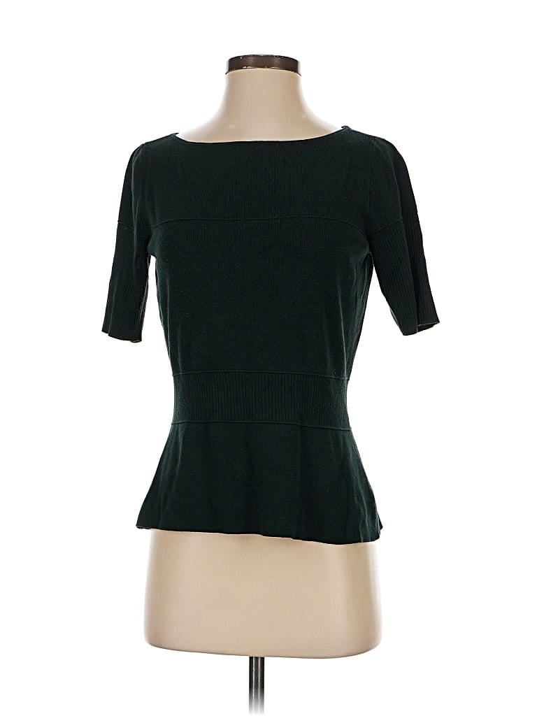 Pre-owned Ann Taylor Factory Pullover Sweater In Green