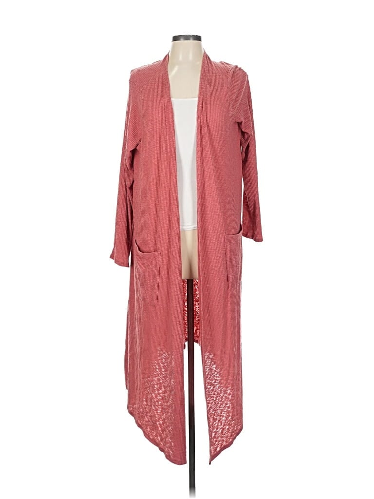 Pre-owned Lularoe Cardigan Sweater In Pink