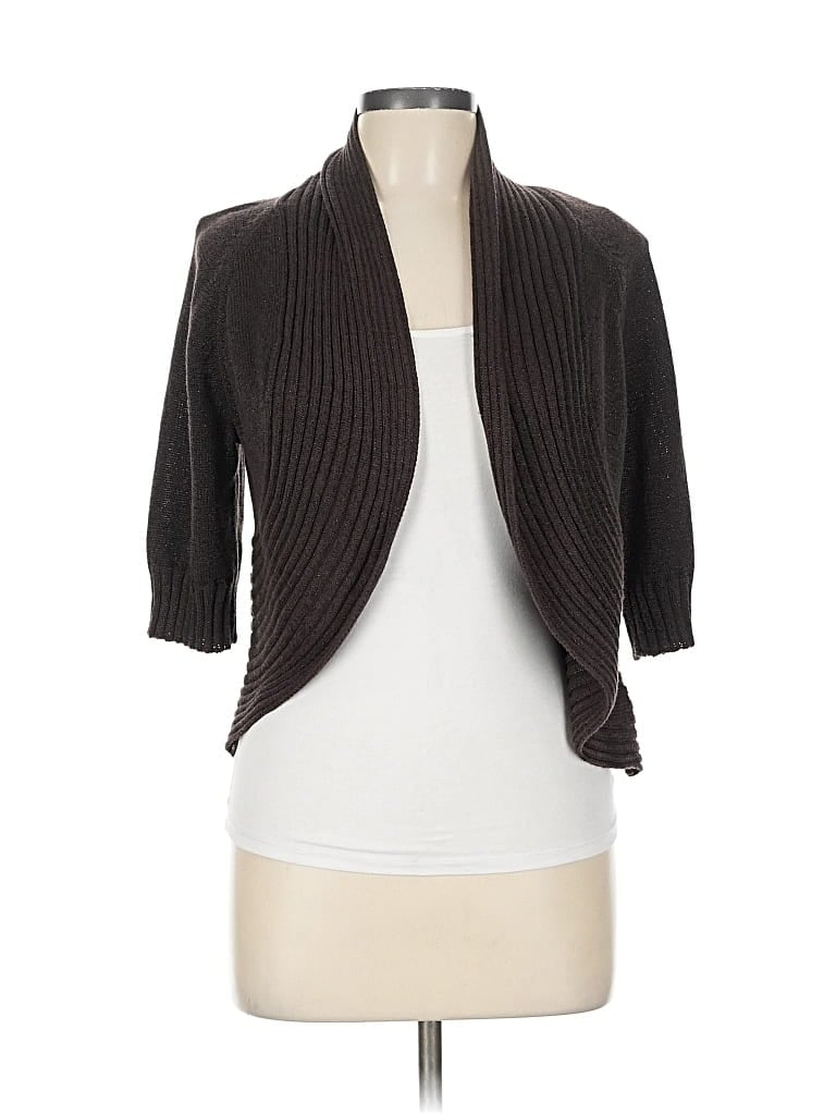 Pre-owned Calvin Klein Cardigan Sweater In Brown