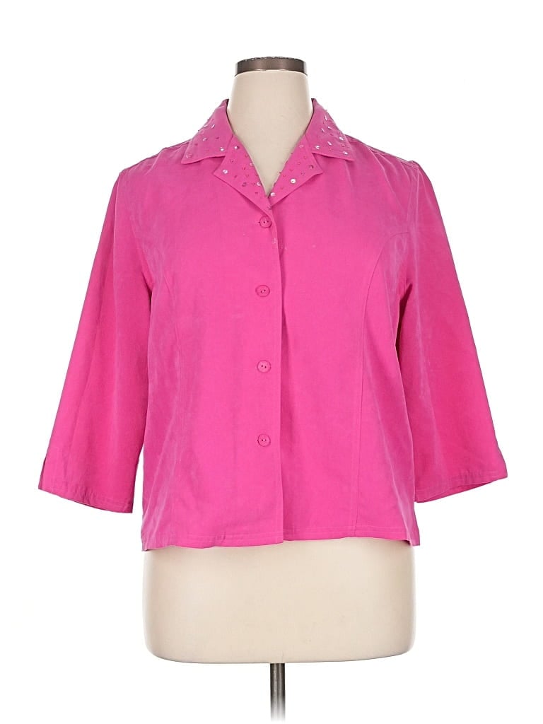 Pre-owned Draper's & Damon's Blazer Jacket In Pink