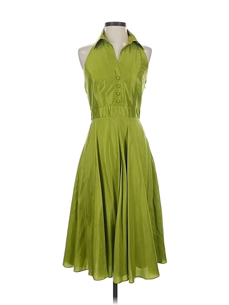 Pre-owned Talbots Casual Dress In Green