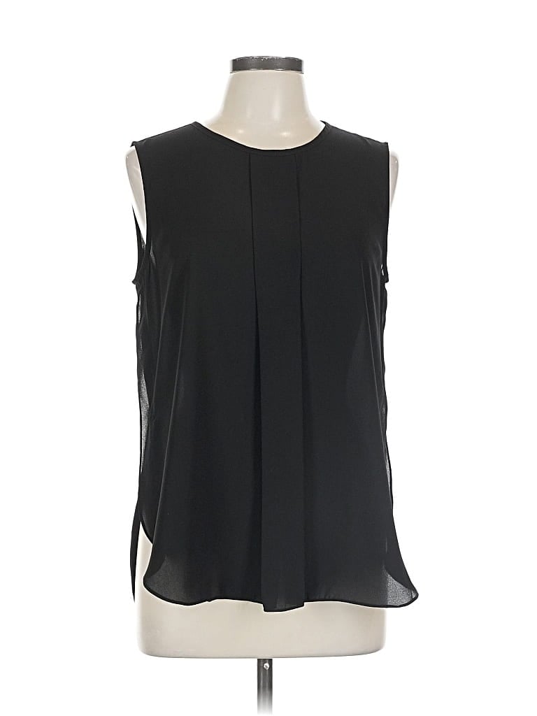 Pre-owned Vince Camuto Sleeveless Blouse In Black