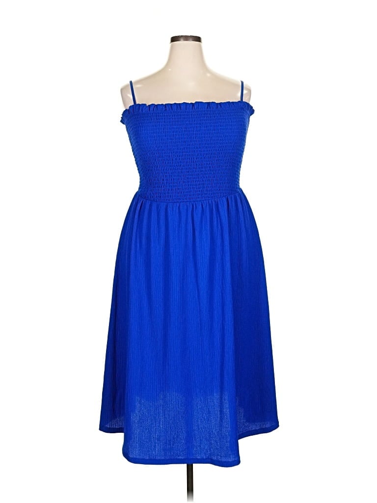 Pre-owned H&m Cocktail Dress In Blue