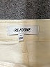 RE/DONE Ivory Casual Pants Size 24 waist - photo 3
