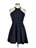Assorted Brands Solid Blue Cocktail Dress Size 10 - photo 1