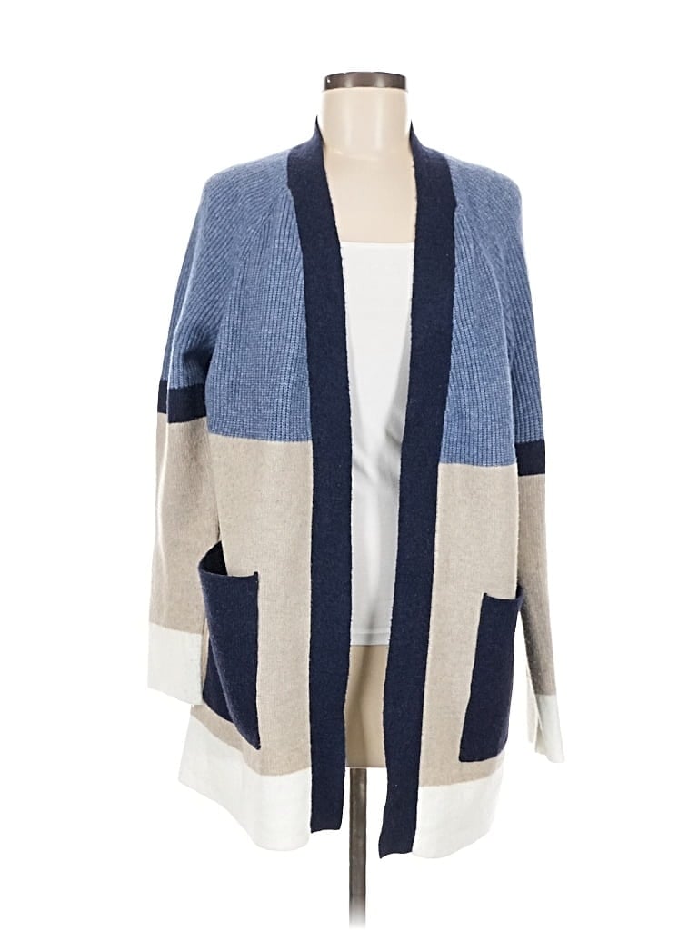 Pre-owned Liverpool Los Angeles Cardigan Sweater In Blue