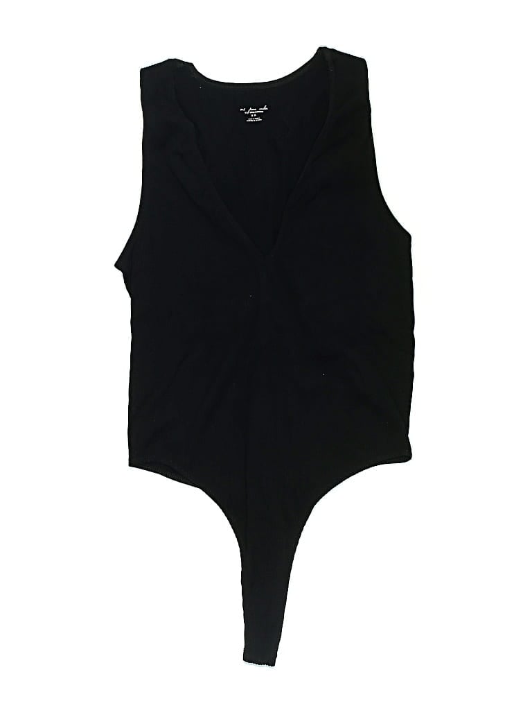 Pre-owned Out From Under Bodysuit In Black