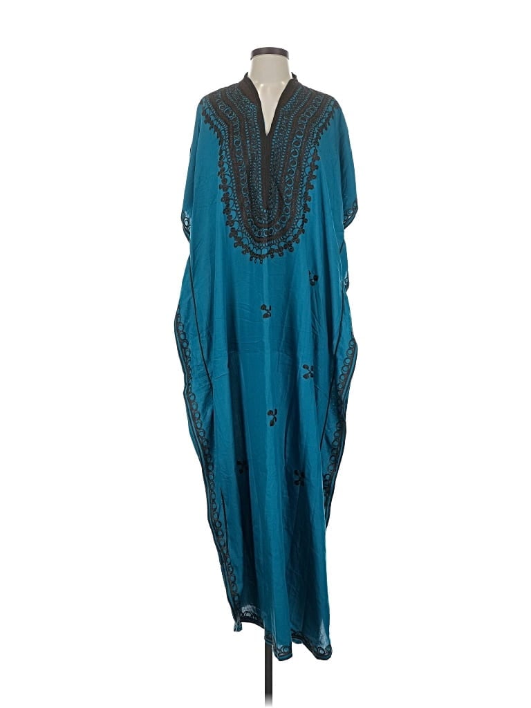 Pre-owned Assorted Brands Casual Dress In Blue