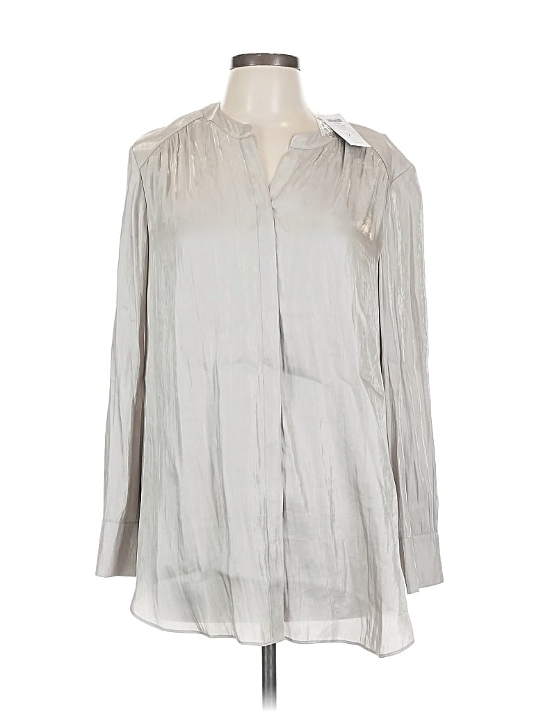 Chico's Long Sleeve Blouse In White