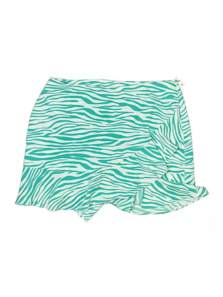 Pre-owned Bar Iii Skort In Green