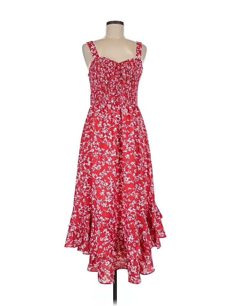 Pre-owned Grace Karin Casual Dress In Red