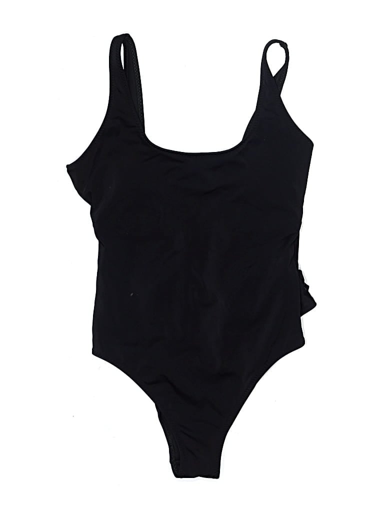 Pre-owned Fabletics One Piece Swimsuit In Black