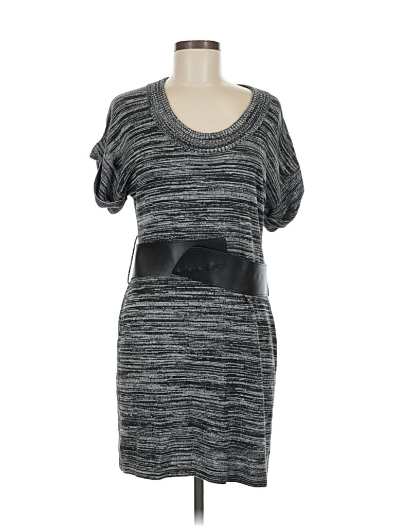 Pre-owned Connected Apparel Casual Dress In Gray