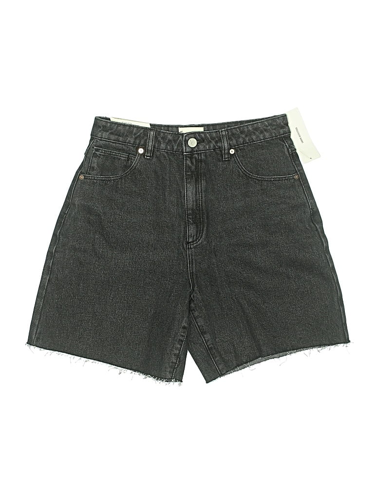 Abrand Jeans Denim Shorts In Black