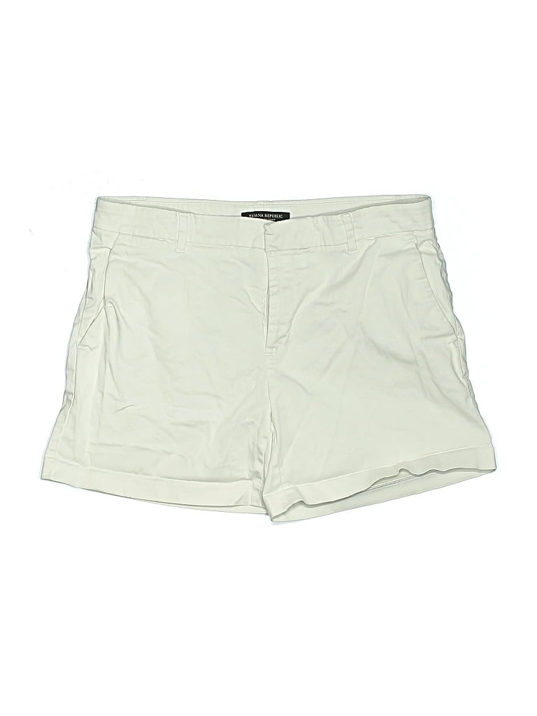 Pre-owned Banana Republic Khaki Shorts In White