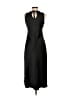 Gap 100% Polyester Solid Black Casual Dress Size S - photo 2
