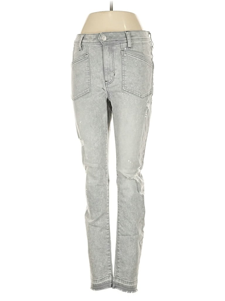 Pre-owned Free People Jeans In Gray