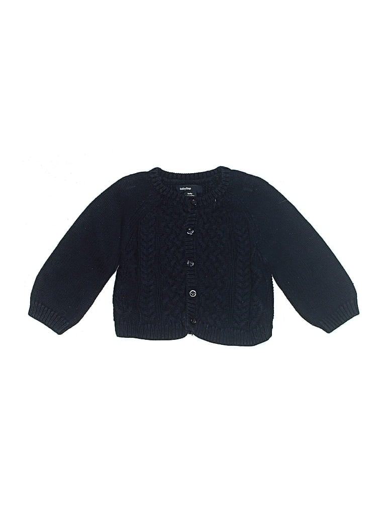 Pre-owned Baby Gap Babies' Cardigan Sweater In Blue