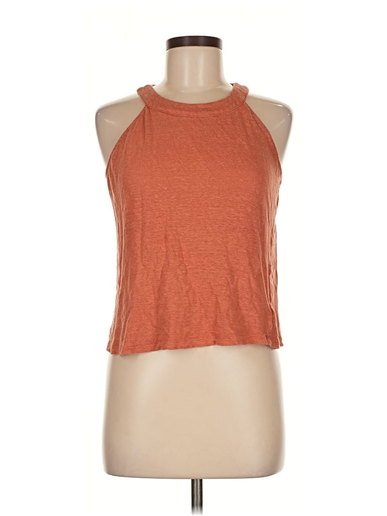 Pre-owned J By Joie Tank Top Orange Halter Neckline Tops