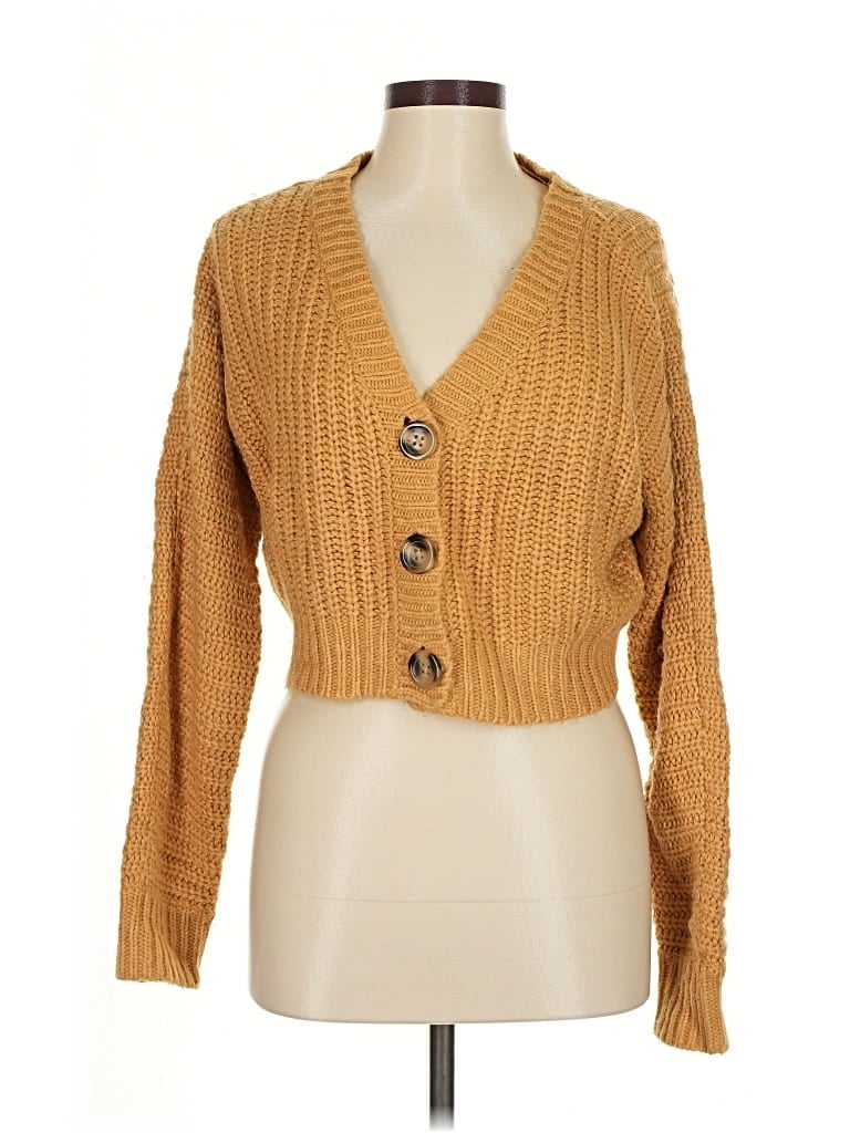 Pre-owned Billabong Cardigan Sweater In Brown