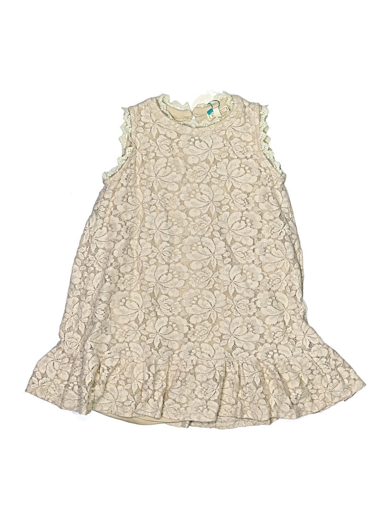 Pre-owned Hayden Girls Kids' Dress In White