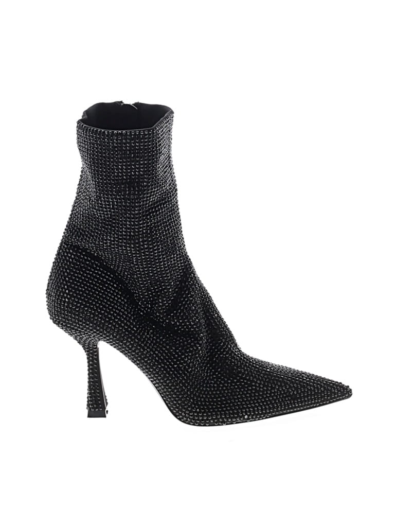 Pre-owned Zara Ankle Boots In Black