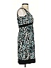 Ann Taylor LOFT 100% Polyester Paisley Teal Cocktail Dress Size 0 - photo 4