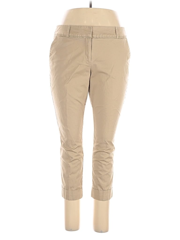 Pre-owned 7th Avenue Design Studio New York & Company Khaki Pant In Brown