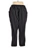 JunaRose Stripes Black Casual Pants Size XL - photo 2