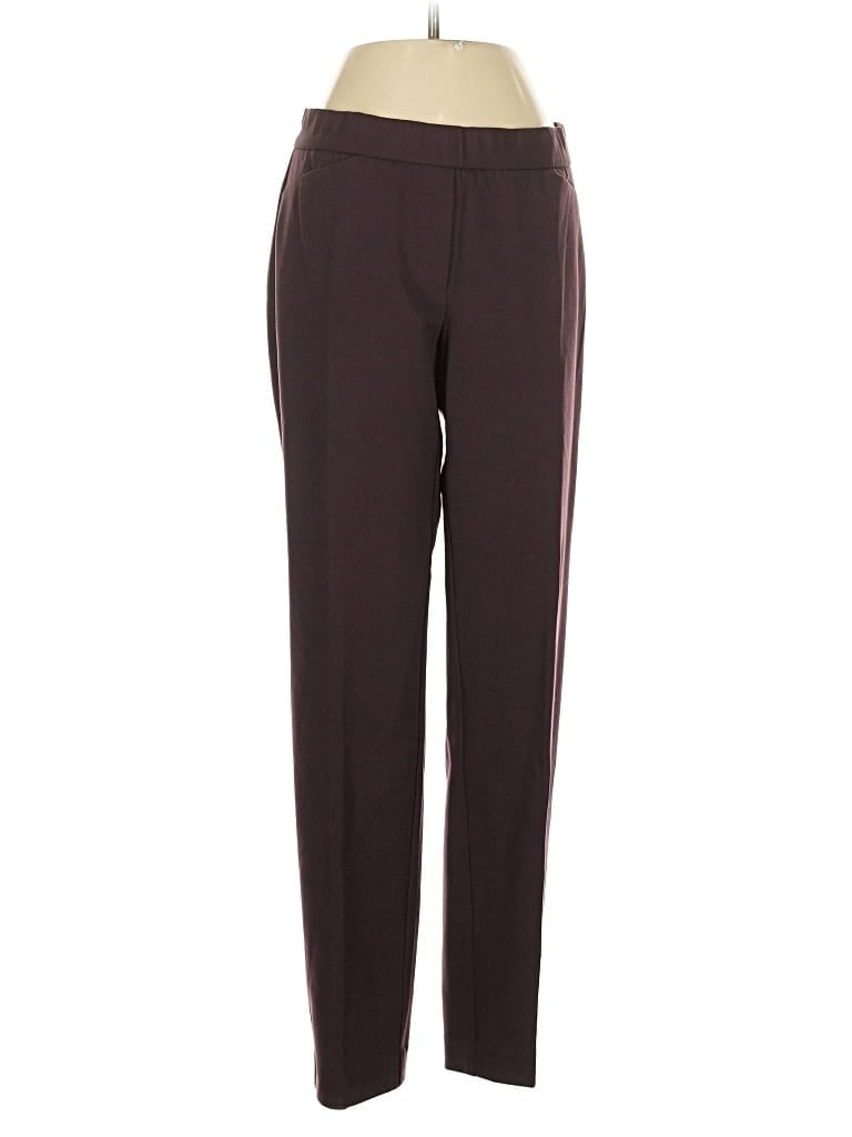 Pre-owned Jjill Active Pants In Burgundy
