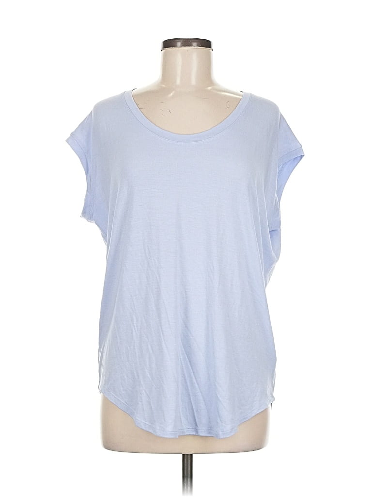 Pre-owned Athleta Short Sleeve T-shirt In Blue