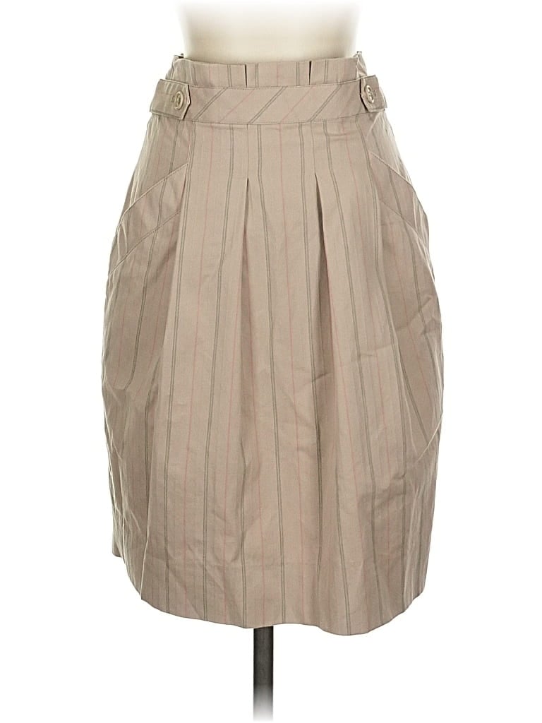 Pre-owned Bcbgmaxazria Formal Skirt In Brown