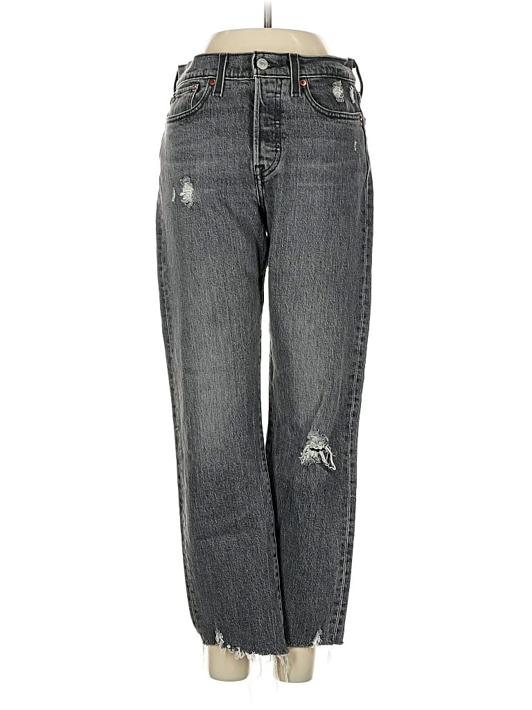 Pre-owned Levi's Jeans In Gray