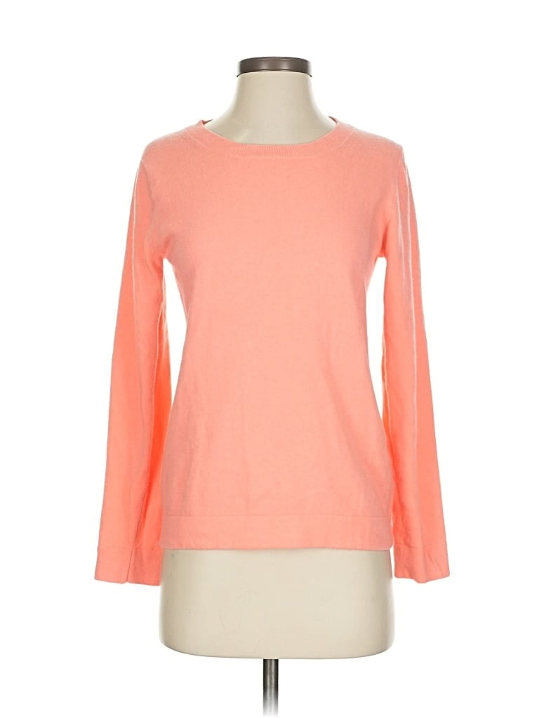 Pre-owned J.crew Factory Store Pullover Sweater In Orange