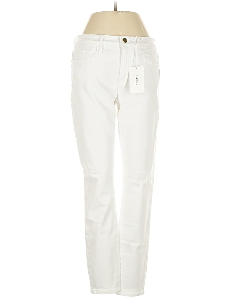 Pre-owned Frame Jeans In White