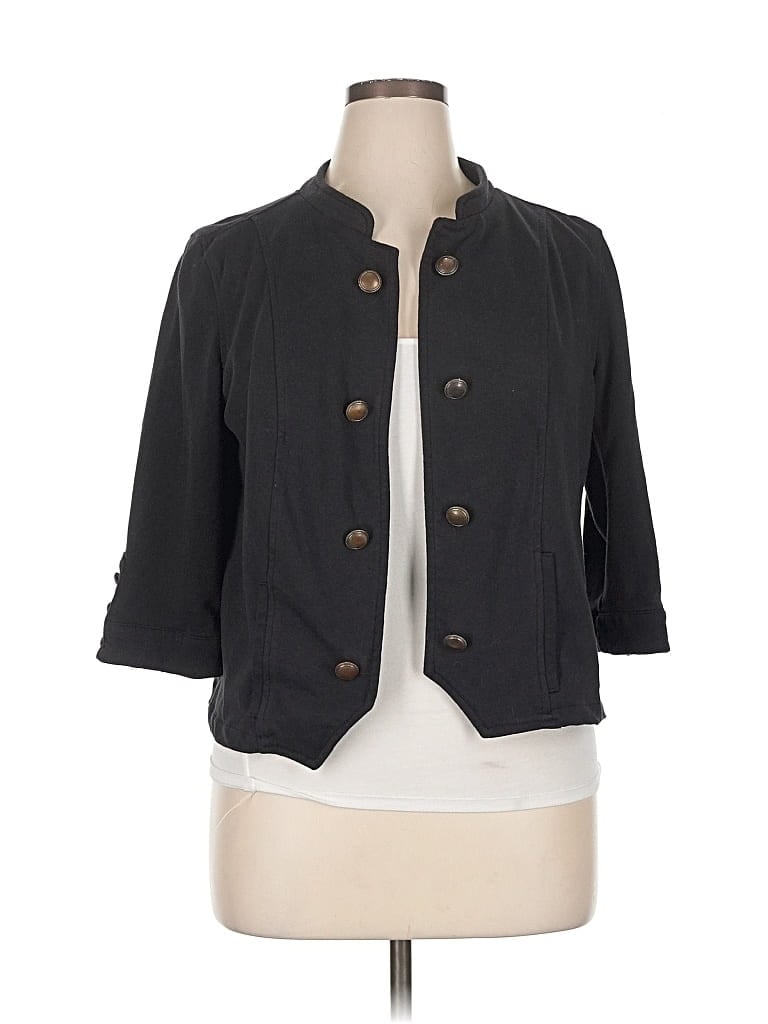Pre-owned Maurices Blazer Jacket In Gray