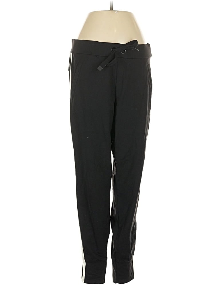 Pre-owned Athleta Track Pants In Black