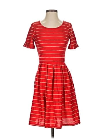 Bordeaux Casual Dress (view 1)