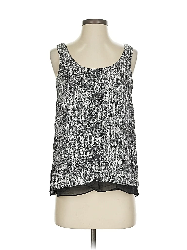 Pre-owned Vince Sleeveless Blouse In Gray