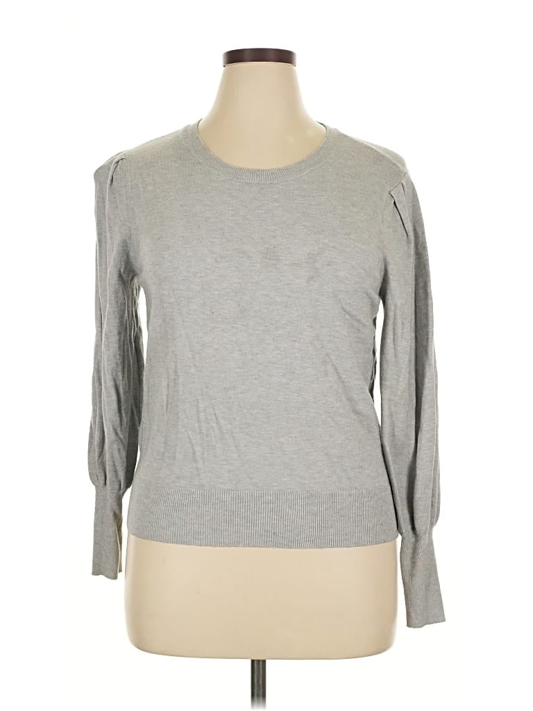 Pre-owned Style & Co Pullover Sweater In Silver