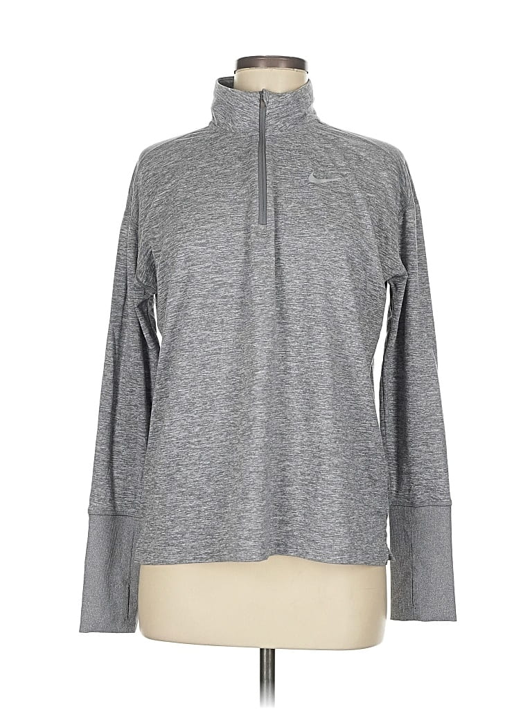 Pre-owned Nike Pullover Sweater In Gray