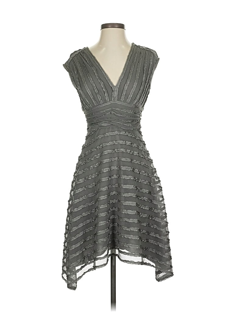 Pre-owned Max Studio Specialty Products Cocktail Dress In Gray